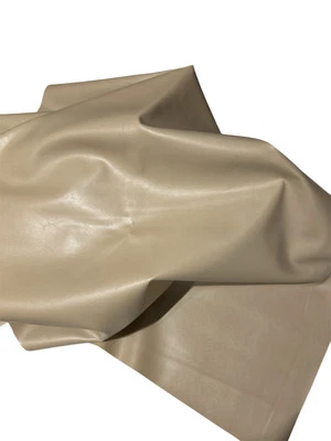 Faux leather 36 x 54 Vinyl Fabric Toupe pleather WAVERLY Upholstery - Image 1 of 3