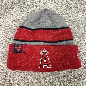 Los Angeles Angels Hat Beanie Mens One Size MLB Baseball Cuffed Knit New Era - Picture 1 of 4