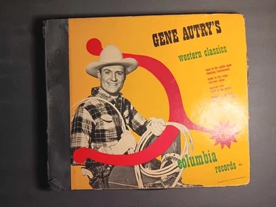 Gene Autry's Western Classics Columbia Records H-1 4 Disc Album 78RPM VG+ - Image 1 of 4