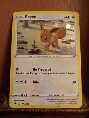 Eevee SWSH190 SWSH: Sword & Shield Promo Cards Holo - Image 1 of 3