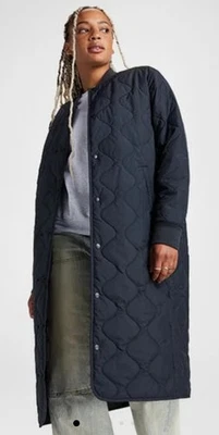 Chaqueta Converse Malden Extra Larga Para Mujer Talla L Nueva Con Etiquetas Nueva Con Etiquetas Negra Foto 1 de 4