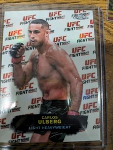 2024 Topps UFC Chrome Fight Night Carlos Ulberg UFN-7 - Picture 1 of 2