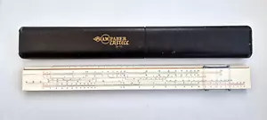 Vintage A.W.Faber Castell 3/11 Slide Rule Steel WWII Germany TOP Rare - Picture 1 of 15