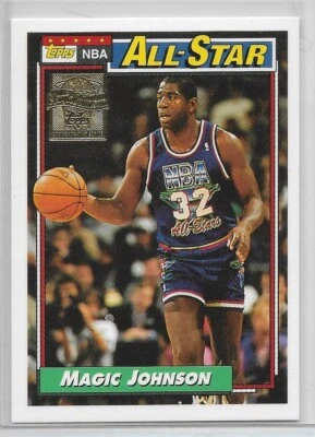 2000-01 Topps Magic Johnson reimpresiones #7 (1992-93 Topps #126) Foto 1 de 2