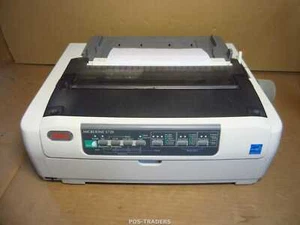 OKI Microline 5720 9pin Dot Matrix Impact A4 USB NETWORK Nadel Printer PRINTS OK - Bild 1 von 4