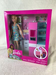 Mattel Barbie Kitchen Set Plastic Doll Houses & Furniture without 