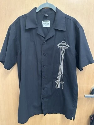 Men’s David Carey Vintage Retro Midcentury Style Seattle Space Needle Shirt - Image 1 of 4