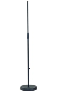 K&M 260/0 Microphone Stand with Cast-Iron Round Base, Black - Picture 1 of 1