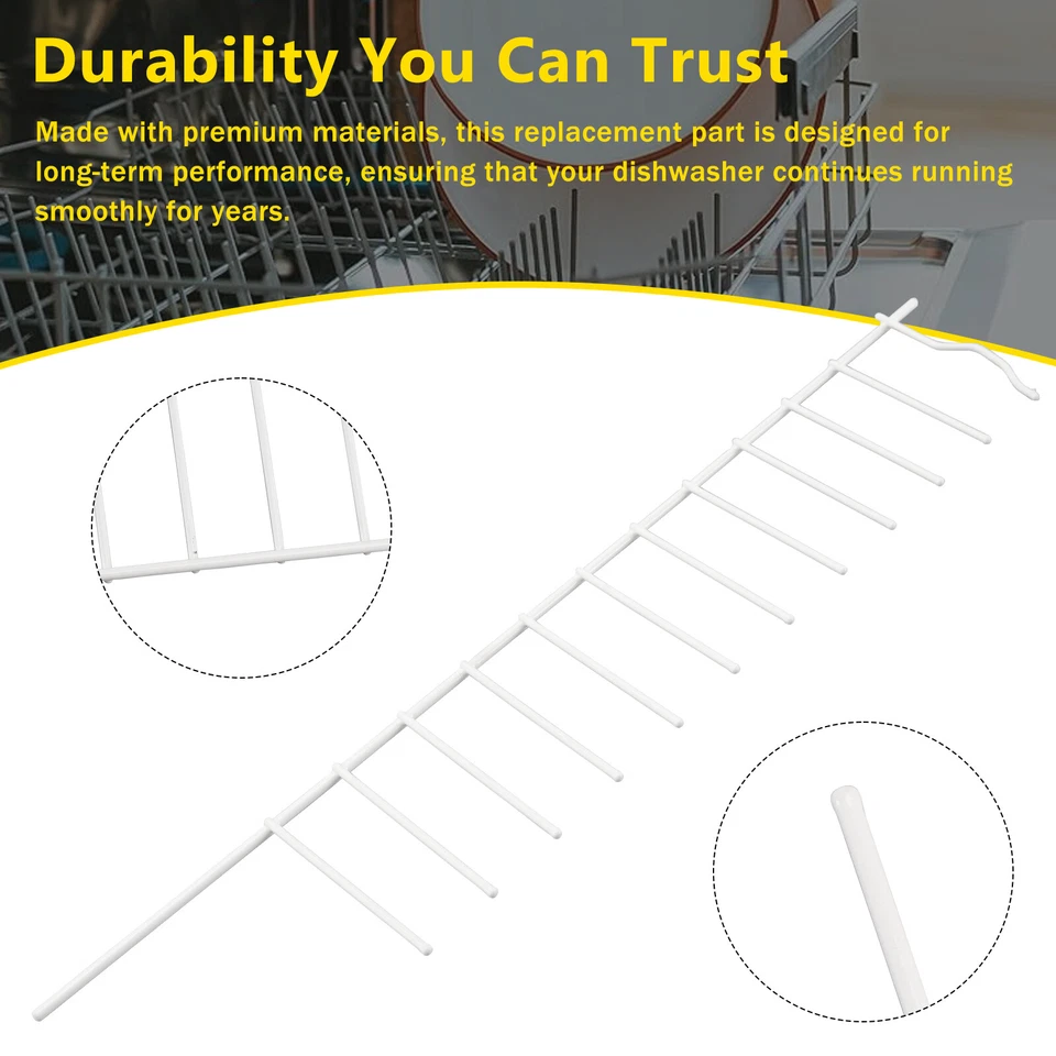 Dishwasher Tine Row W10728160 For Kenmore/KA/Maytag Repl AP5951430 WP8051250 B9 - Image 1 of 4