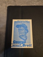 George Brett Royals 1980 A.L. Player of the Year Sporting News Dick Kaegel card