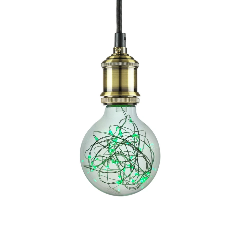 Sunlite G25 Globe Bulb, 30 Green LED Fairy Lights, Medium (E26) Base - Image 1 of 1