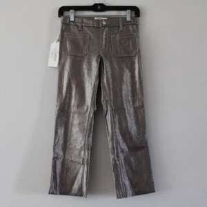 NWT Seafarer For Bonpoint Girl Sparkling Gold 'Lord Jim' Style Pants Straight 12 - Picture 1 of 10