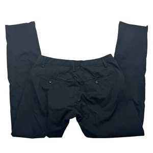 Acne Studios Pants Mens 29 x 31 Black Stretch Slim Chino Flat Front Button Fly - Picture 1 of 8