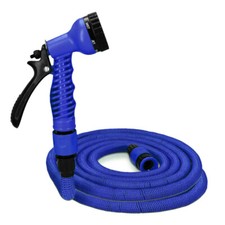 Tubo da giardino estensibile con pistola 7 funzioni spruzzo da 7,5 a 30 metri