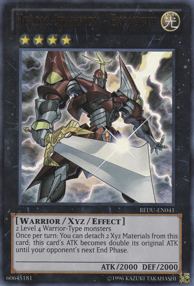 YU-GI-OH, HEROIC CHAMPION - EXCALIBUR, UR, REDU-EN041, TOP - Bild 1 von 1