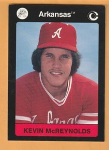 Tarjeta #4 de los New York Mets de Kevin McReynolds Arkansas Razorbacks 1991 - Imagen 1 de 2