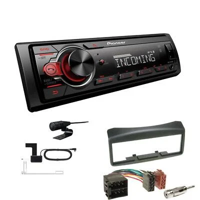 Pioneer MVH-330DAB Autoradio Bluetooth DAB Einbauset für Fiat Multipla 2006-2010 - Bild 1 von 4
