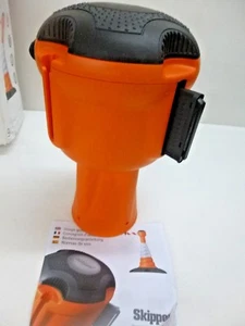 NEW!! SKIPPER RETRACTABLE BARRIER, ORANGE/RED/WHITE, SKIPPER01-ORW - Picture 1 of 2
