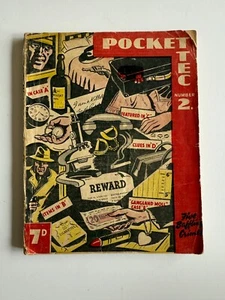Pocket Tec No. 2 - c: 1940 - Rare Vintage Softcover Book - Picture 1 of 8