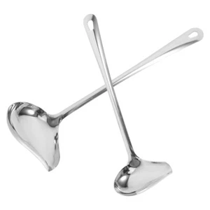 2PCS Stainless Steel Spoons Decorating Spoons Plating Art Spoon Sauce Spoon - Picture 1 of 12