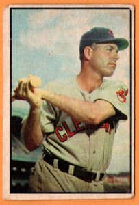 Bowman 1953 Dale Mitchell #119 Cleveland Indians