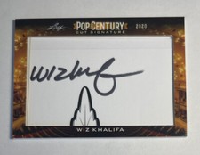 2020 POP CENTURY WIZ KHALIFA AUTO CUT SIGNATURE CARD PCC-WK1 