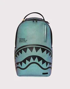 Mochila Sprayground Shark Central Oil Slick🔥Nueva Bolsa de Libros Negra Grande Bolso Escolar - Imagen 1 de 8