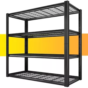 Storage Shelves Garage Shelving Heavy Duty Warehouse Basement Industrial Shelf - Picture 1 of 8
