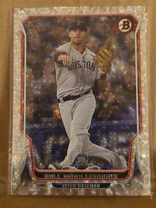 2014 Will Middlebrooks Silver Ice Foil Refractor BOWMAN 