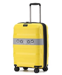 Tosca Comet 55cm Hardside Carry On Suitcase - Yellow - Picture 1 of 5
