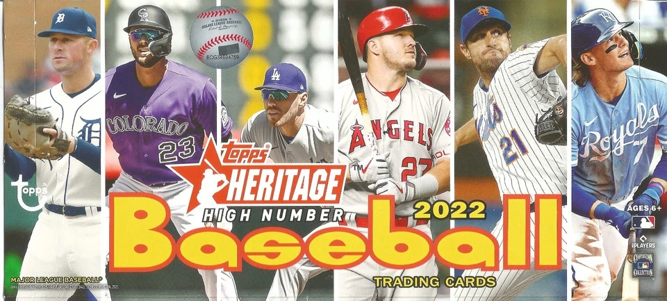 2022 Topps Heritage High Number Baseball Base 501-700 **You Pick** Complete Set - Image 1 of 1