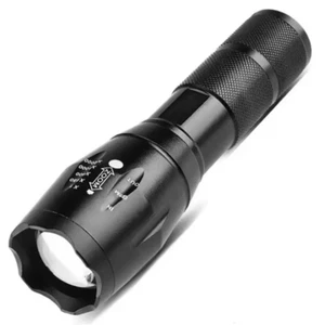 Linterna Led Alta Potencia con zoom waterproof táctica policia 5 modos - Imagen 1 de 12