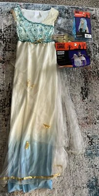 Totally Ghoul Blue Wavy Halloween Wig & Roman Beauty Size Sm Women Costume Kmart - Image 1 of 4