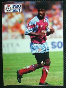 1 x Card Football Pro Set 1991 Tony Daley # 12 # Aston Villa FC - Picture 1 of 2