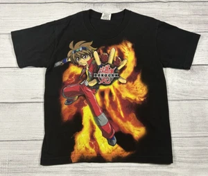 Cygnus Bakugan Battle Brawlers Cartoon T-Shirt Kids Size XSmall Black Y2K - Picture 1 of 11