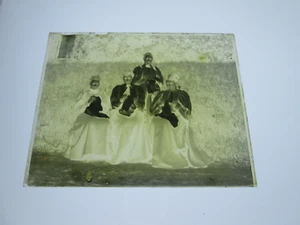 NEGATIVO DE CRISTAL FINALES DE 1800 o PRINCIPIOS DE 1900, GRUPOS-13 - Imagen 1 de 1