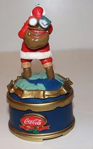 Coca Cola Musical Holiday Collection Music Box Travel Refreshed-1993 - Picture 1 of 5