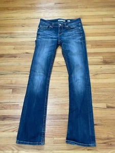 Jeans donna Levi's 524 Too Superlow bootcut gamba 11M blu denim 5 tasche cotone - Foto 1 di 11