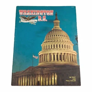 Vtg 1970s WASHINGTON DC Nations Capital Travel Brochure Visitor Guide Full Color - Picture 1 of 14