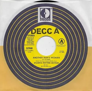 ATLANTA RHYTHM SECTION Another Man's Woman / Earnestine rare promo 45 from 1972 - Picture 1 of 1
