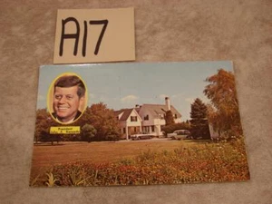 A17 VINTAGE POSTCARD JFK PRESIDENT KENNEDY'S SUMMER HOME HYANNIS PORT MASS - Picture 1 of 1