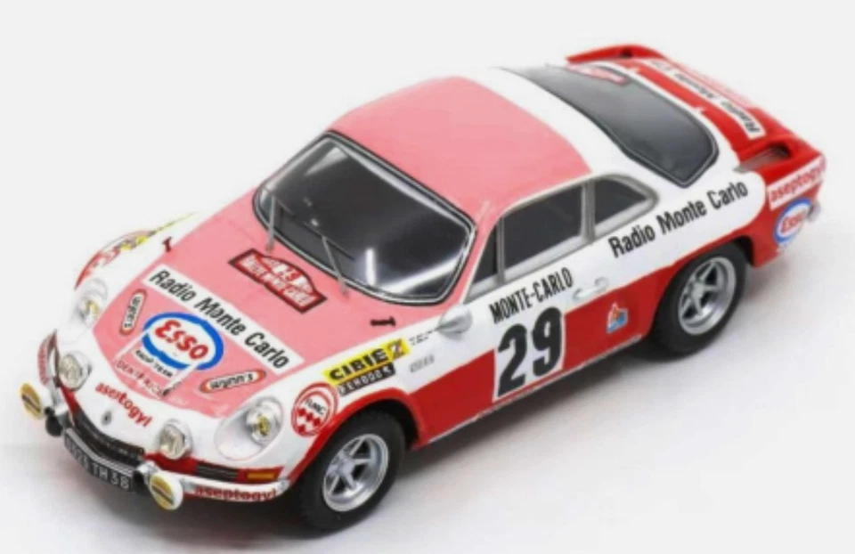 1/43 ALPINE RENAULT A110 1600S #29 RALLY MONTECARLO (1973) MOSS CRELLIN SPARK - Immagine 1 di 1