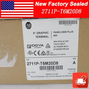 1PC NEW Allen-Bradley 2711P-T6M20D8 /A PanelView Plus 600 Graphic Terminal - Picture 1 of 4