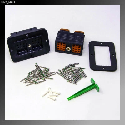 Deutsch DRC 24-Pin Rectangular Connector kit, 14AWG Solid Contacts (Made in USA) - Image 1 of 4