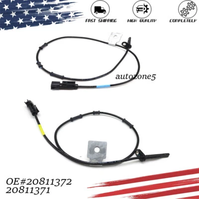 2PCS For Chevrolet Equinox Terrain GMC ABS Wheel Speed Sensor Front Left+Right - Image 1 of 4