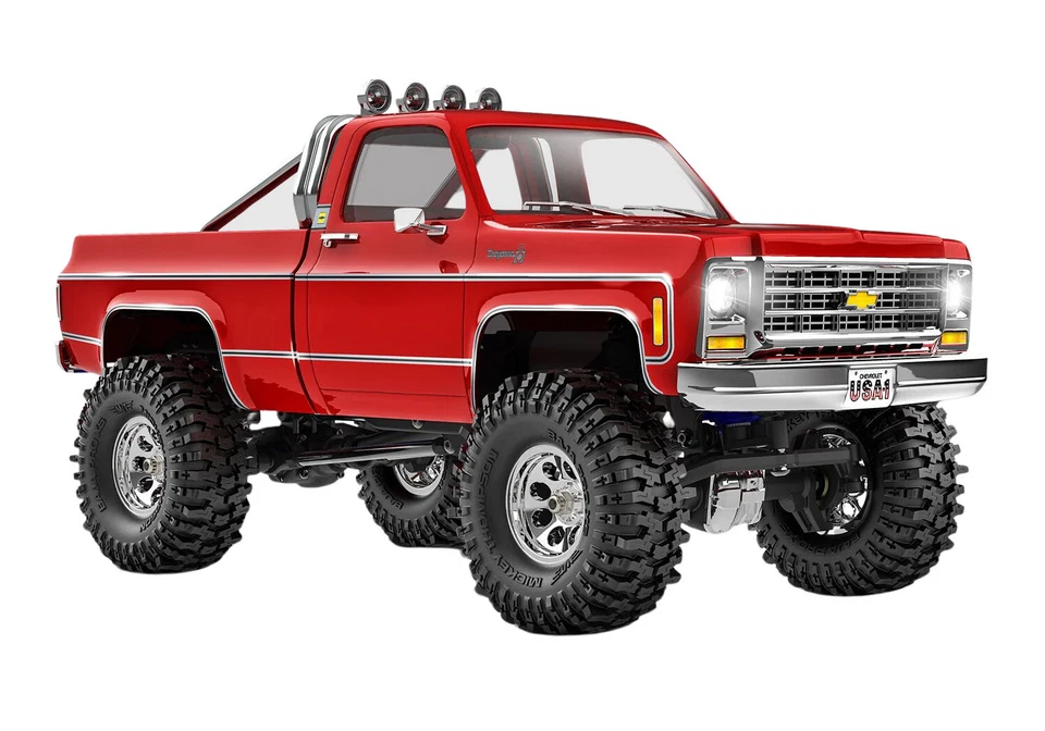 Traxxas TRX-4M 79 Chevy K10 4x4 lifted 1/18 RTR Crawler - Rot (97064-1-RED)