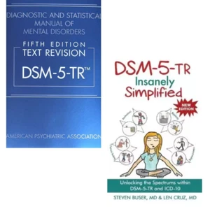 Diagnostic and Statistical Manual of Mental Disorders + Insanely Simpl DSM-5-TR - Picture 1 of 6