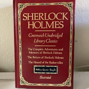 Sherlock Holmes Complete Adventures Greenwich ungekürzt illustriert 1983 - Bild 1 von 4