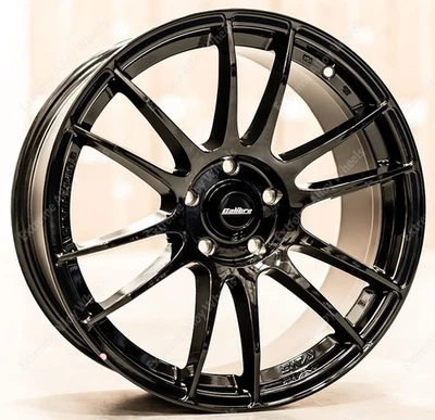 18" Black Suzuka Alloy Wheels Renault Grand Scenic Kadjar Laguna Megane 5x114 - Image 1 of 4