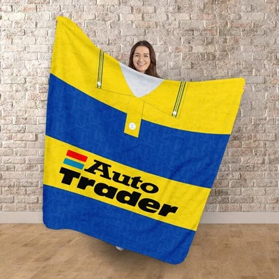 Reading - 1992 Away Football Shirt - Personalised Large Fleece Blanket 150x150cm - Image 1 of 4